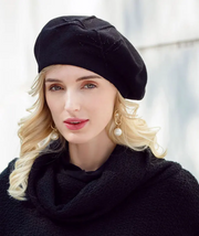 Chic Women's Beret 100% Cashmere | La Parisienne