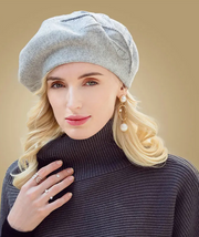Chic Women's Beret 100% Cashmere | La Parisienne