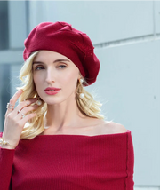 Chic Women's Beret 100% Cashmere | La Parisienne
