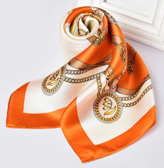 Women's 100% Silk Luxury Square Scarf | La Parisienne