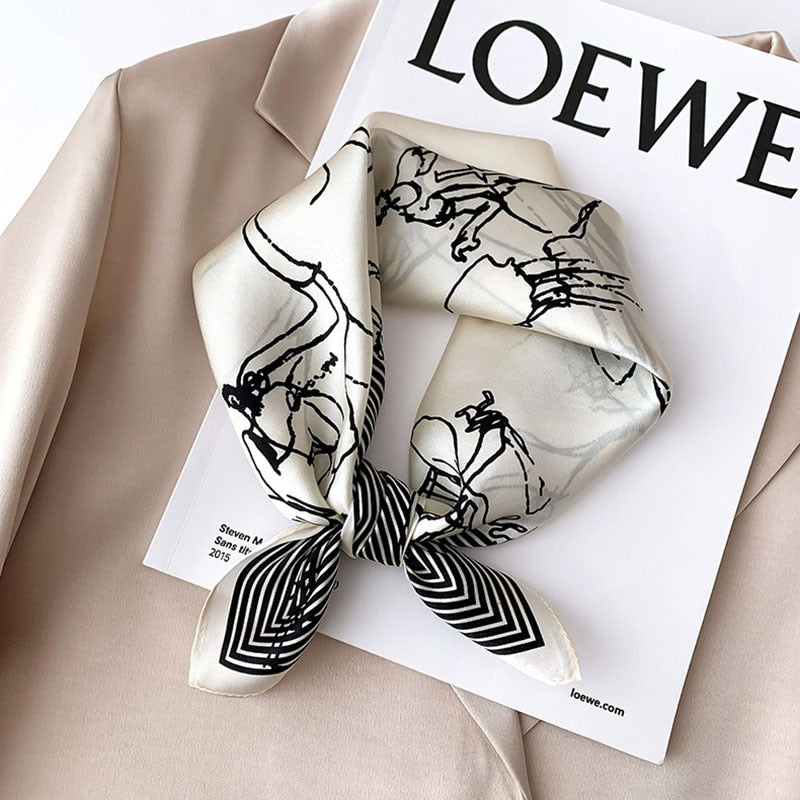 100% Silk Classic Square for Women | The Parisian