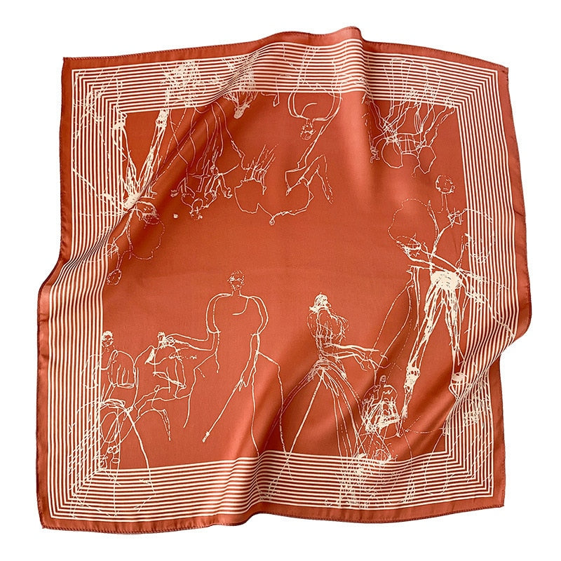 100% Silk Classic Square for Women | The Parisian