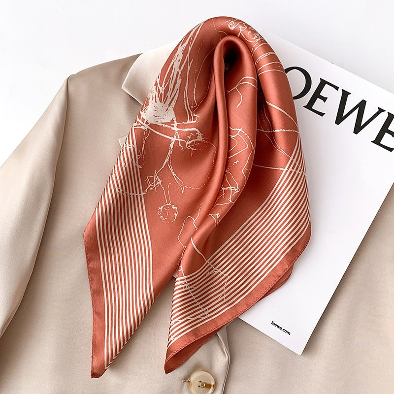 100% Silk Classic Square for Women | The Parisian
