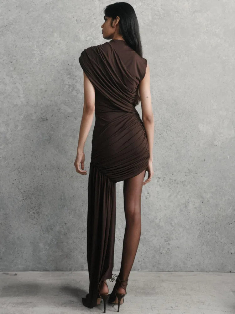 Long Sleeveless Dress | La Parisienne