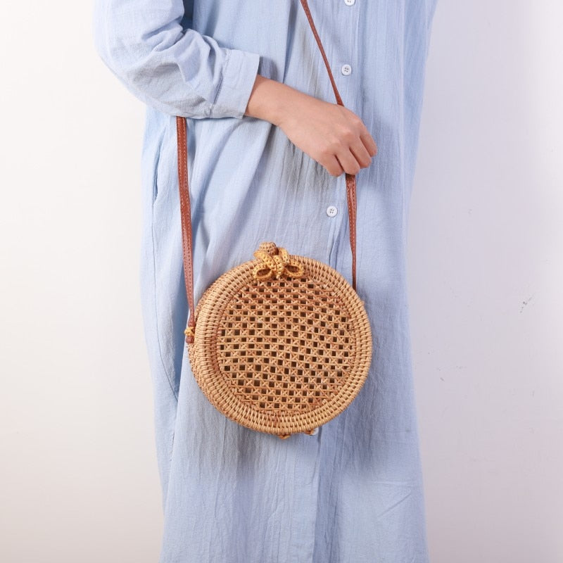 Rattan Woven Handbag | La Parisienne