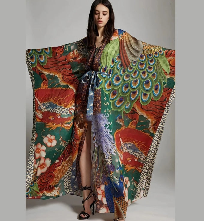 Women's Phoenix Kimono | La Parisienne