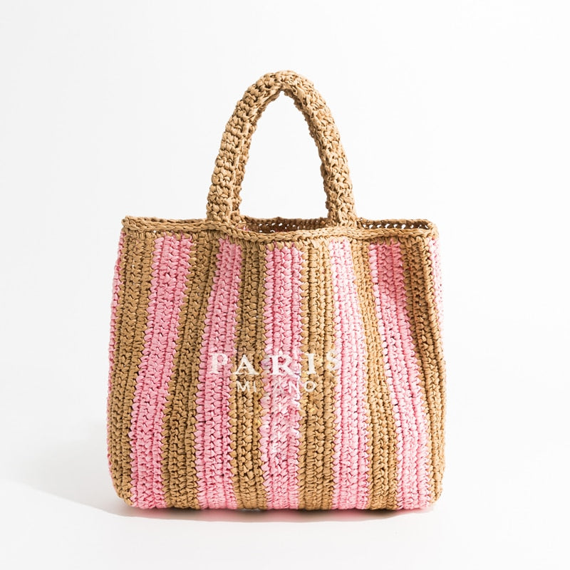 Straw Beach Handbag | La Parisienne