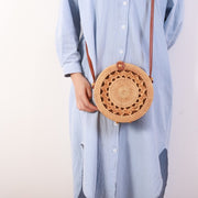 Rattan Woven Handbag | La Parisienne