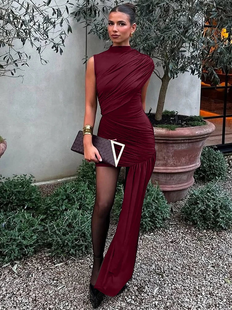 Long Sleeveless Dress | La Parisienne
