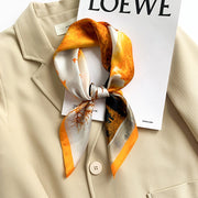 Sciarpa quadrata original da donna in seta al 100% | La Parisienne