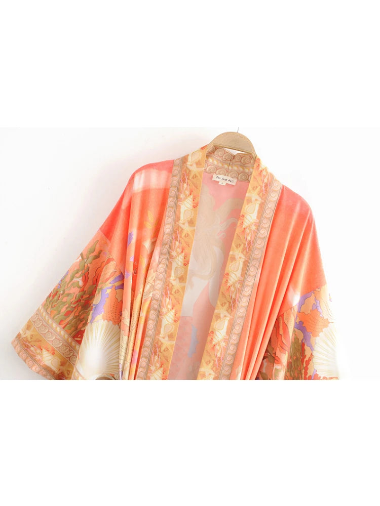 Bohemian Beach Kimono | La Parisienne