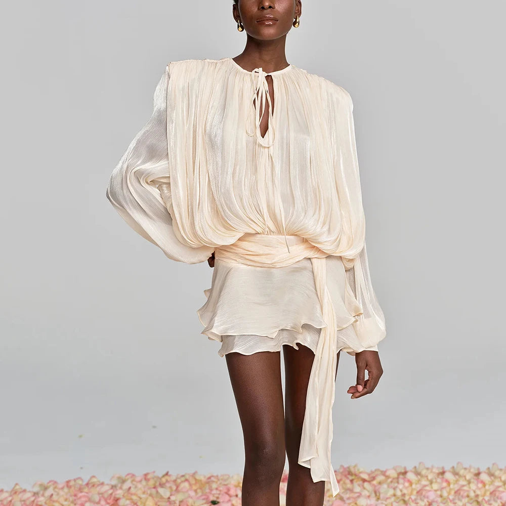 Elegant Short Sleeve Dress | La Parisienne