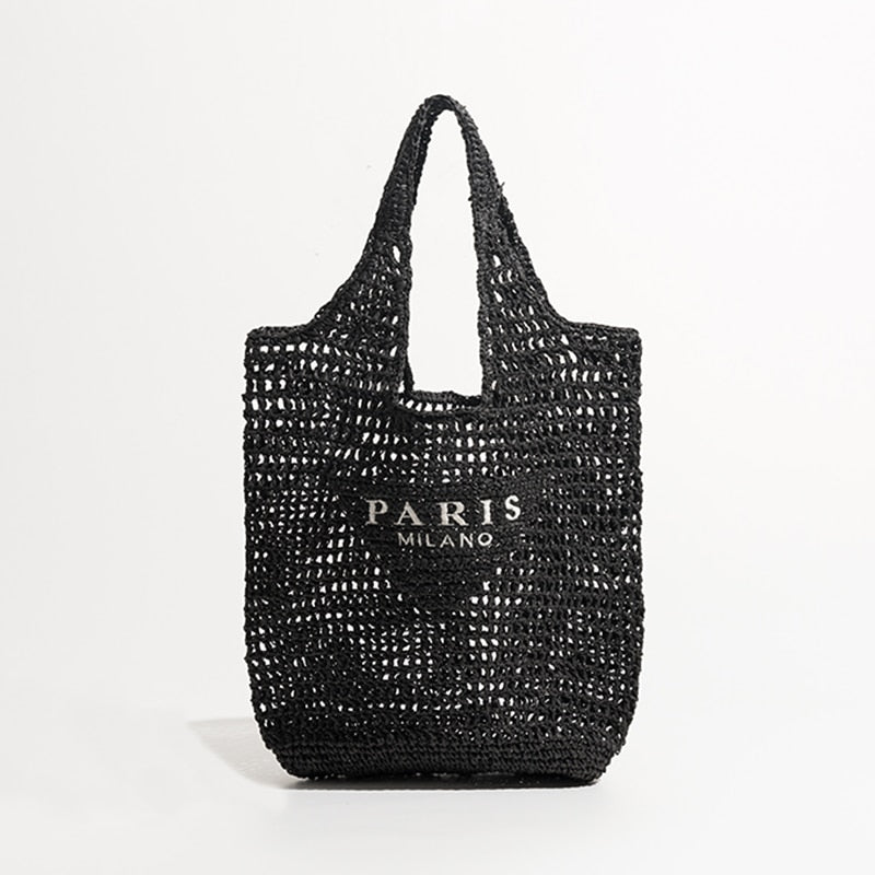 Straw Beach Handbag | La Parisienne