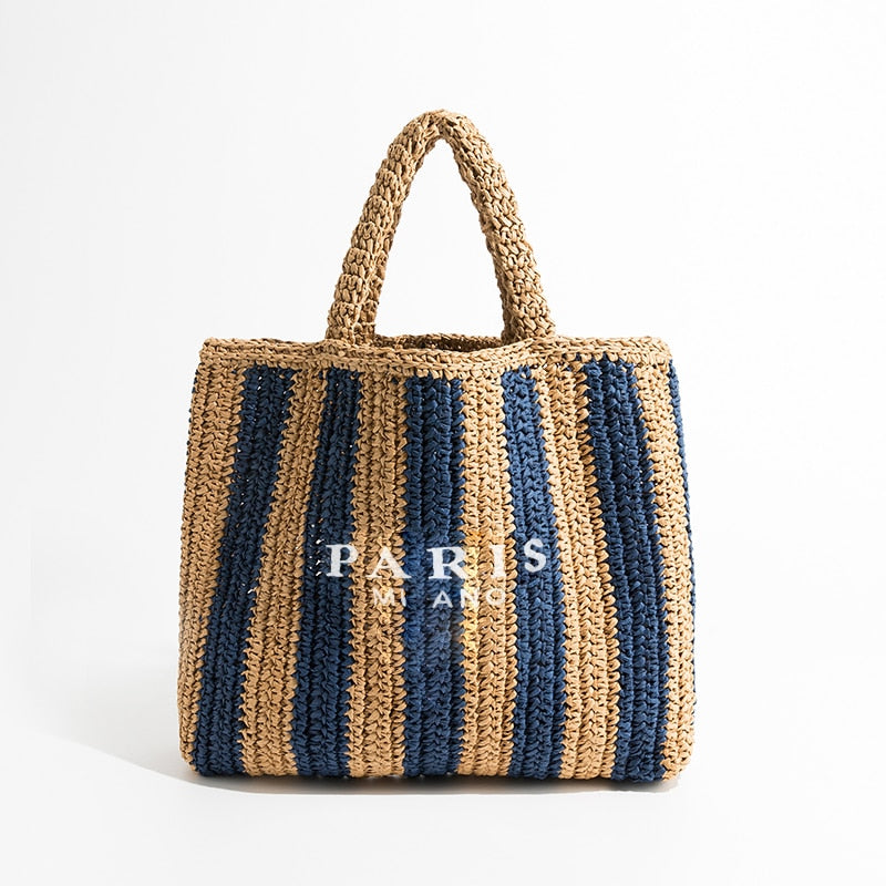 Straw Beach Handbag | La Parisienne