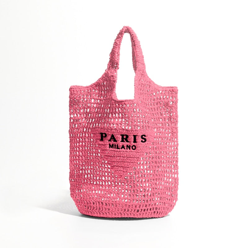 Straw Beach Handbag | La Parisienne