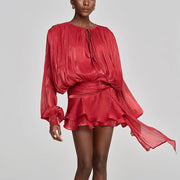 Elegant Short Sleeve Dress | La Parisienne