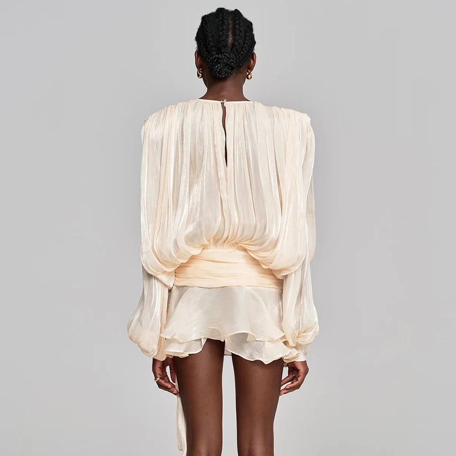 Elegant Short Sleeve Dress | La Parisienne