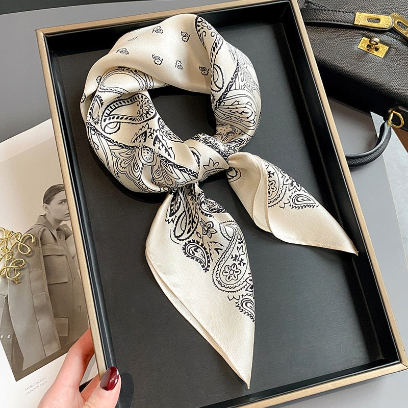 Chic 100% Silk Square for Women | La Parisienne