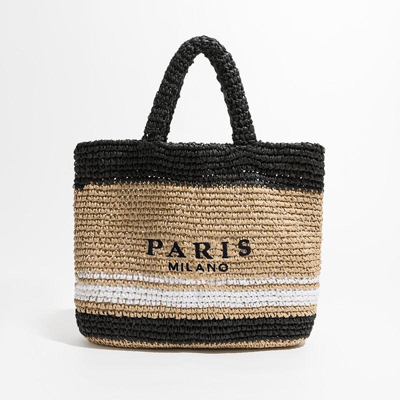 Straw Beach Handbag | La Parisienne