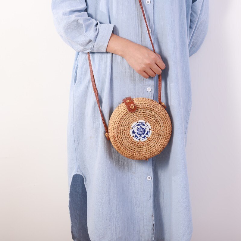 Rattan Woven Handbag | La Parisienne