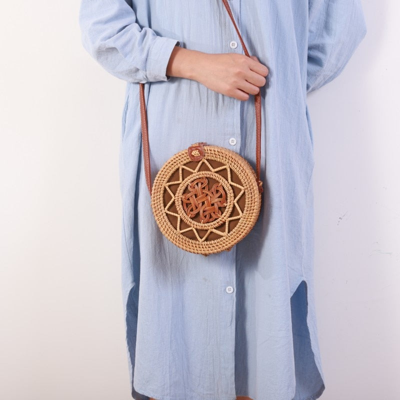 Rattan Woven Handbag | La Parisienne
