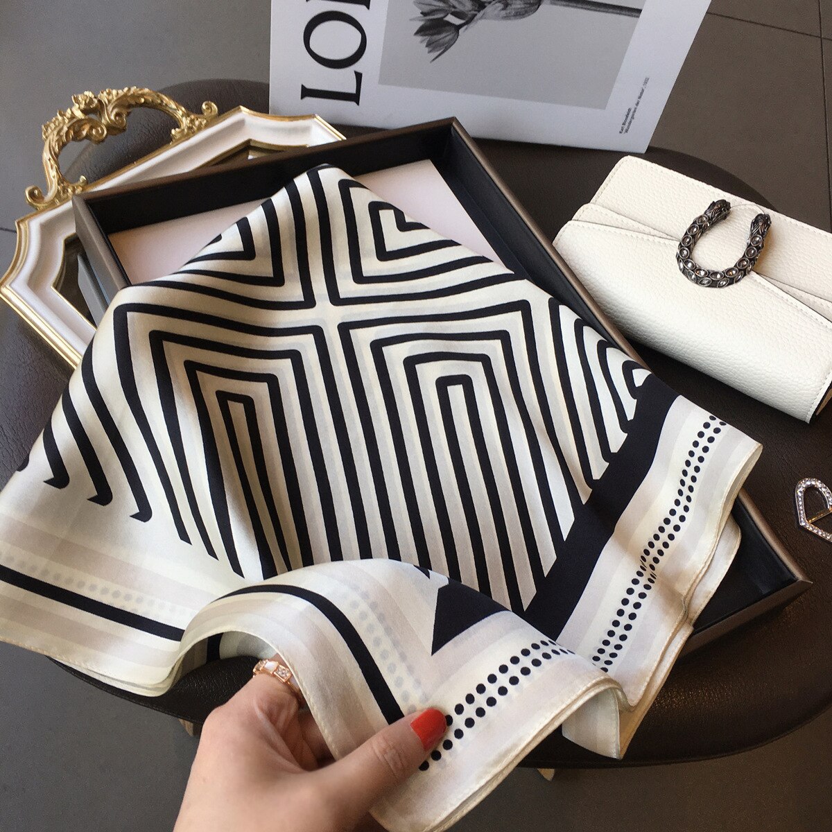 Women's 100% Original Silk Square | La Parisienne