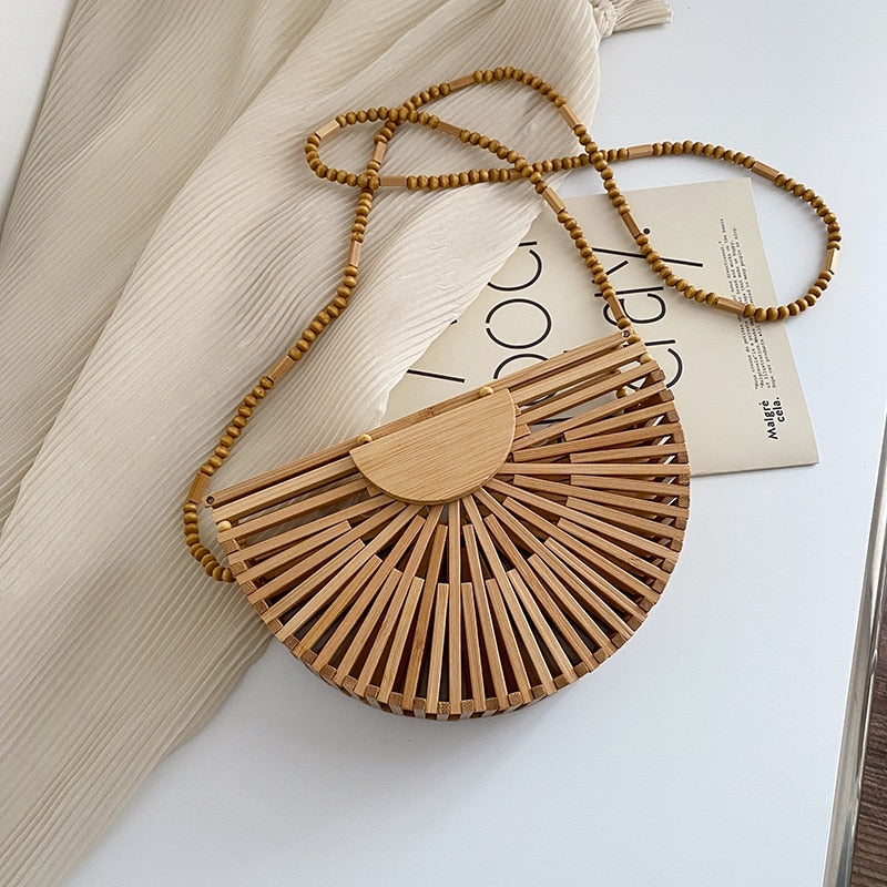 Bamboo Beach Handbag | La Parisienne