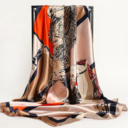 Women's Original Motif Square Scarf | | Foulard Carré La Parisienne