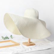 Chapeau de Paille Tressé XXL Femme | La Parisienne