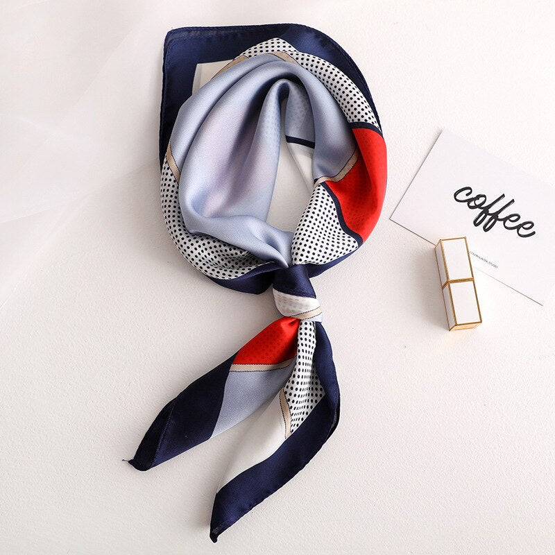 Silk Scarf Casual Tricolor Decoration Woman | La Parisienne