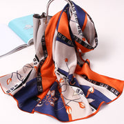 Chic Square Scarf 100% Silk | La Parisienne