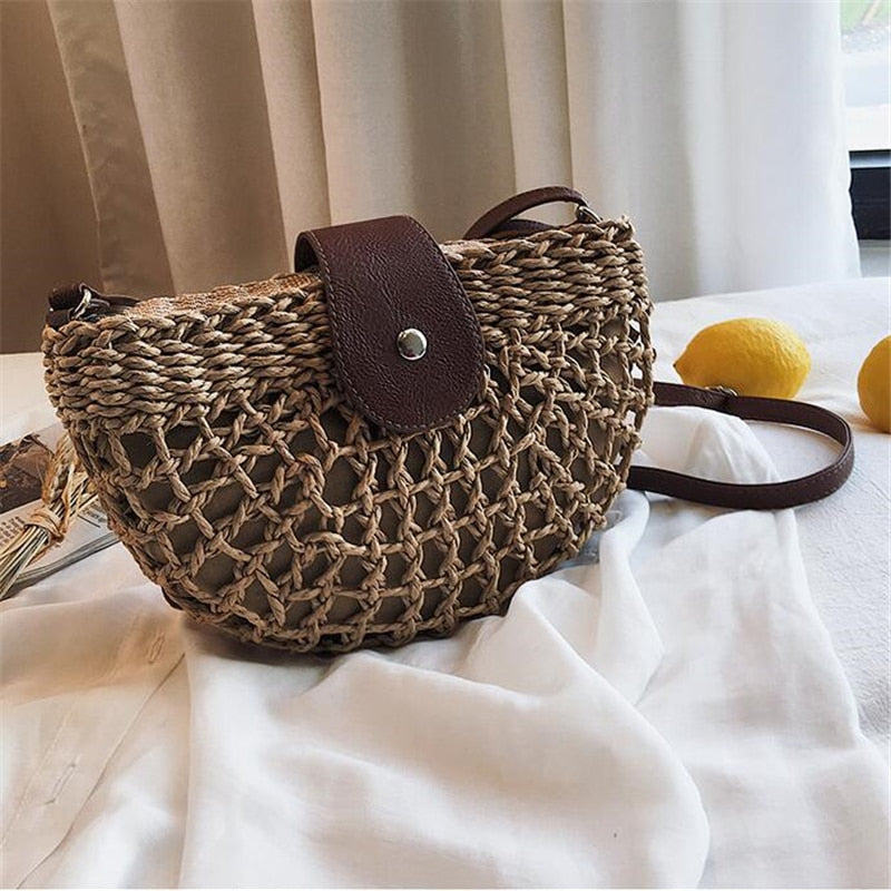 Straw Beach Handbag | La Parisienne