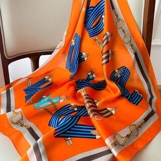 Original and Sophisticated Women's Square Scarf | | Foulard Carré La Parisienne