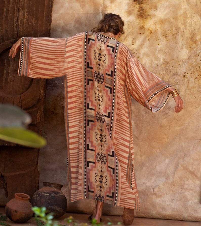 Japanese style beach kimono | La Parisienne