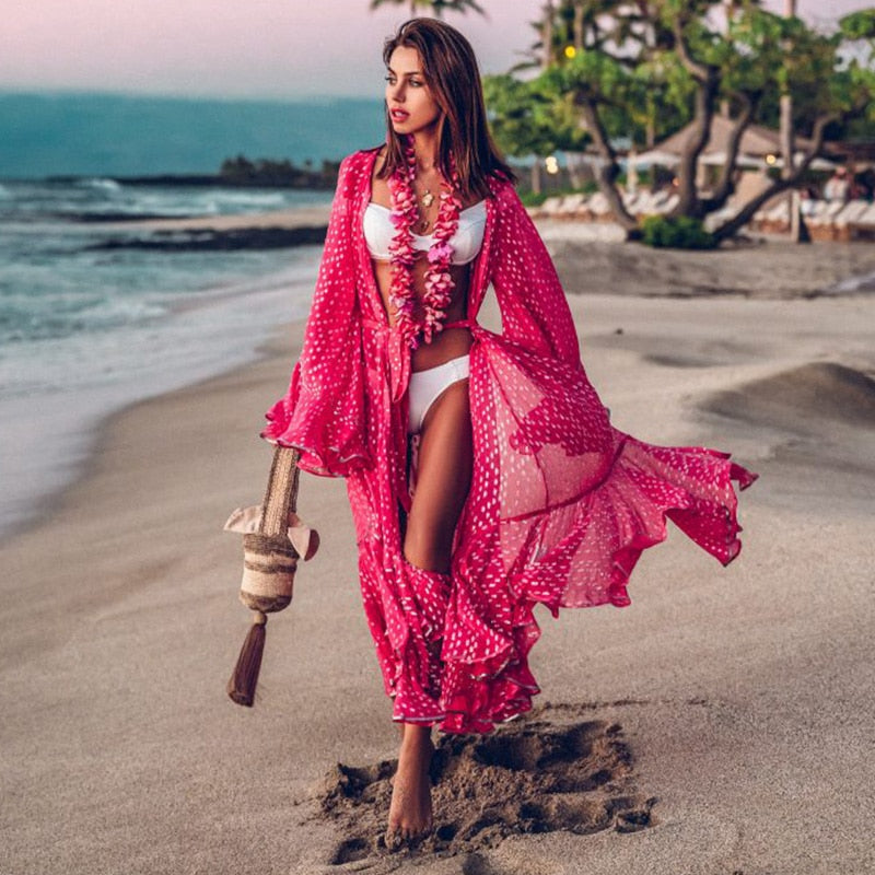 Elegant Beach Kimono | La Parisienne