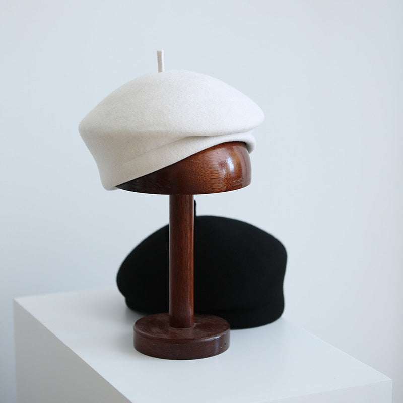 Women's 100% Australian Wool Beret | Chic La Parisienne