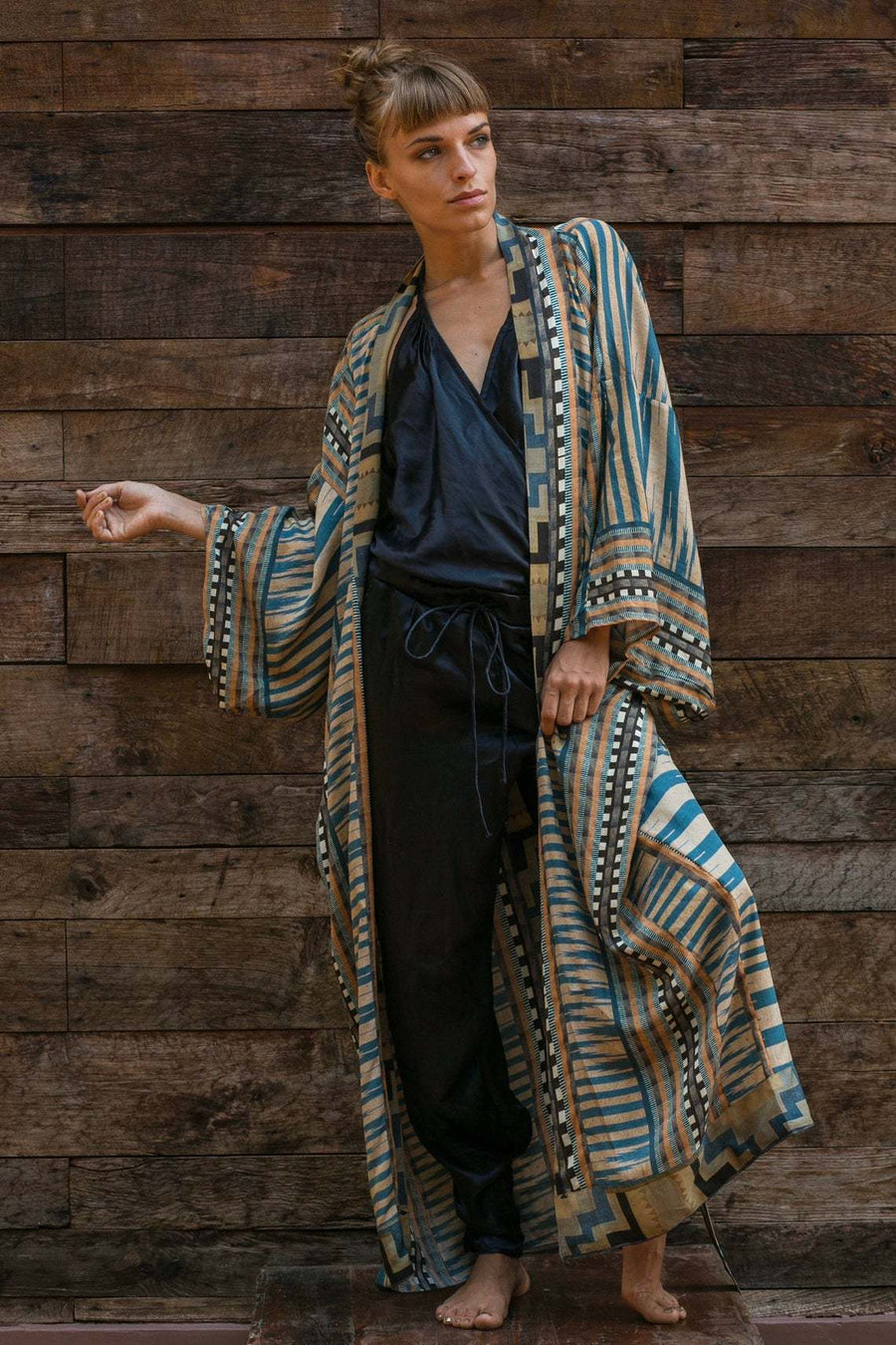 Japanese style beach kimono | La Parisienne