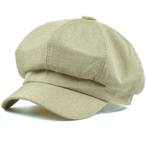 Women's Linen Cap Beret | La Parisienne