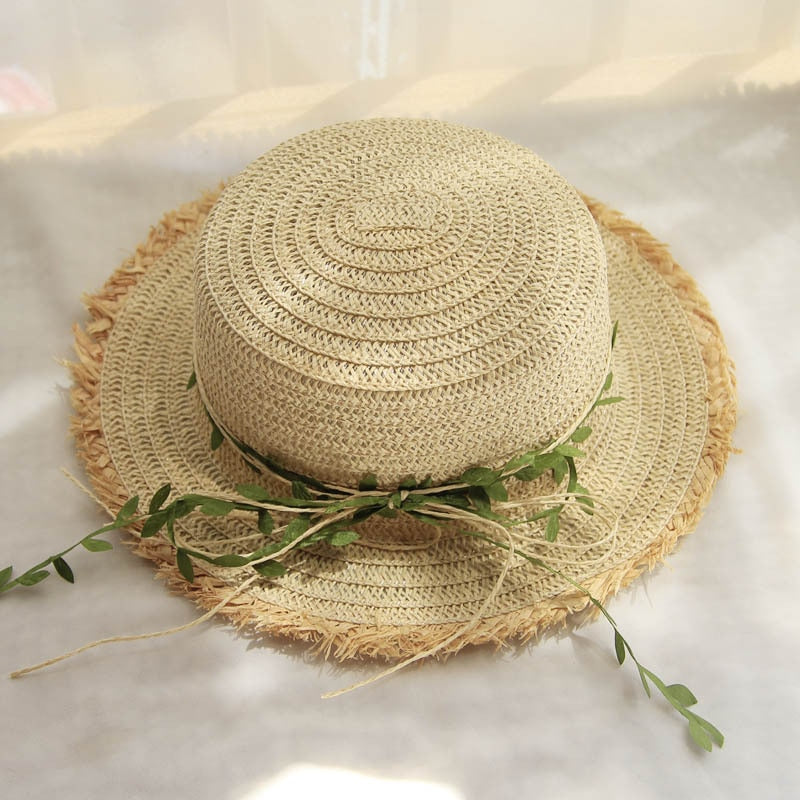 Chapeau de Paille Décoration Nature Femme | La Parisienne