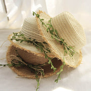 Chapeau de Paille Décoration Nature Femme | La Parisienne
