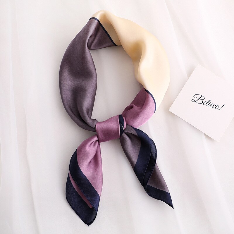 Silk Scarf Casual Tricolor Decoration Woman | La Parisienne