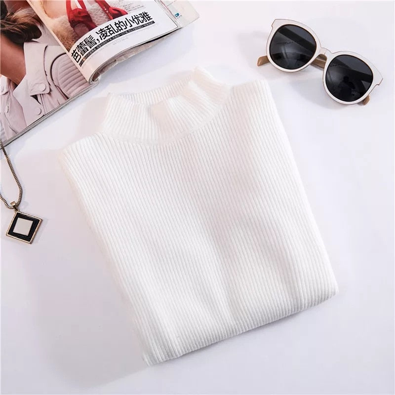 Women's Slim Cotton Recomposé Sweater | La Parisienne