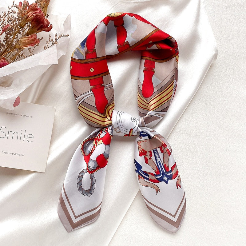 Chic Scarf Woman Naval Decoration | La Parisienne
