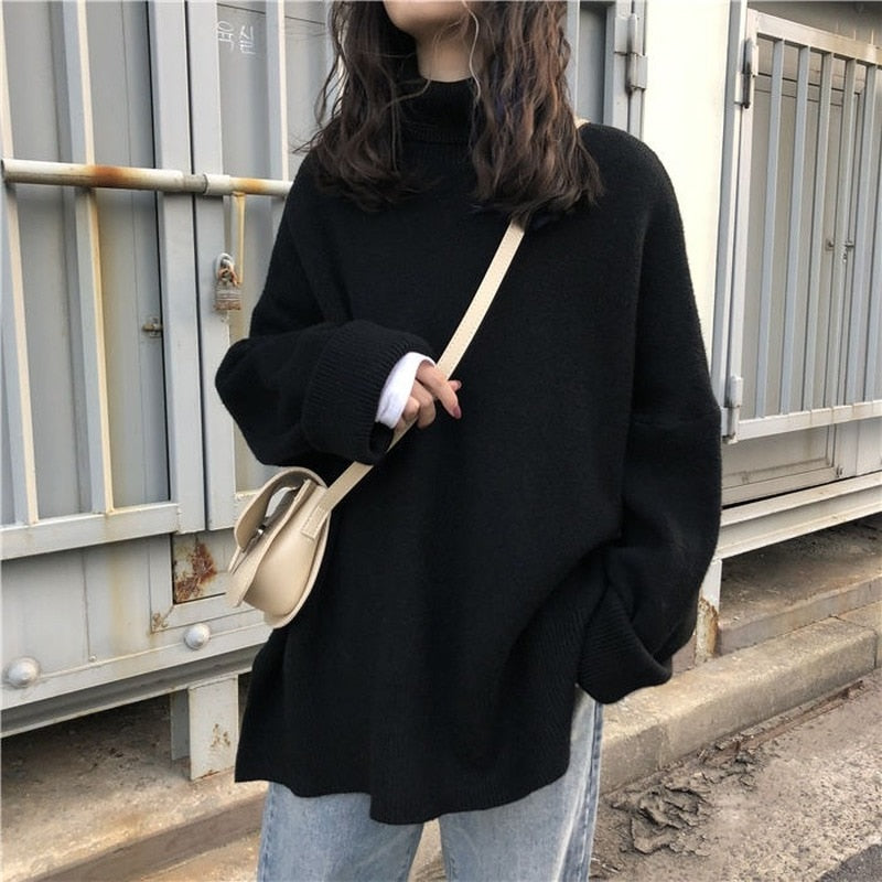 Women's casual turtleneck sweater | La Parisienne