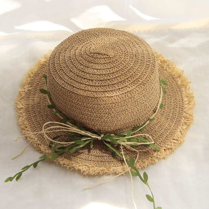 Chapeau de Paille Décoration Nature Femme | La Parisienne