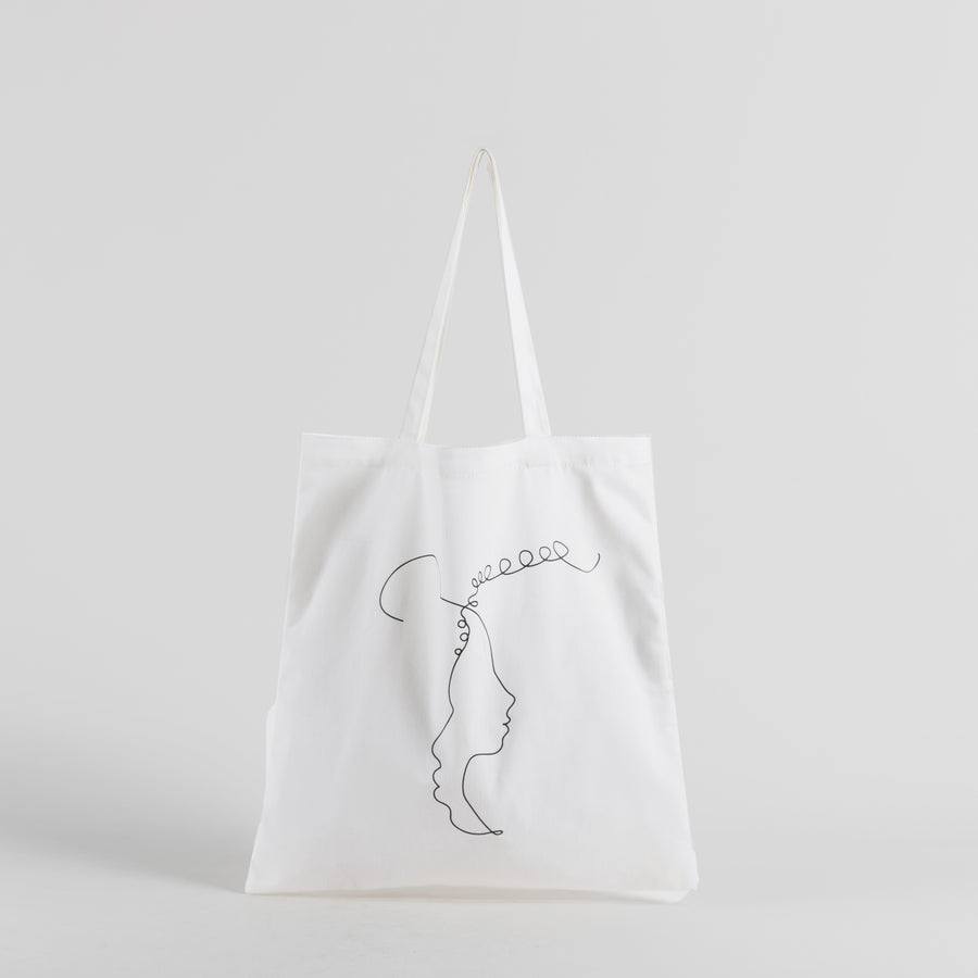 Tote Bag Decoration Flower Canvas Women | La Parisienne