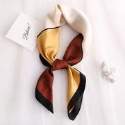 Silk Scarf Casual Tricolor Decoration Woman | La Parisienne