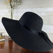 Chapeau de Paille Décoration Nœud Femme | La Parisienne
