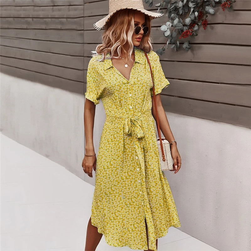 Women's Floral Light Dress | La Parisienne