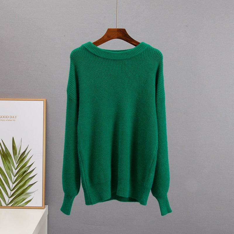 Women's large casual sweater | La Parisienne